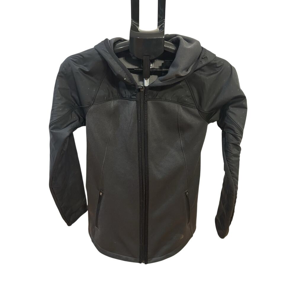The North Face Women's size S Full Zip- Up Dark Gray Hoodie